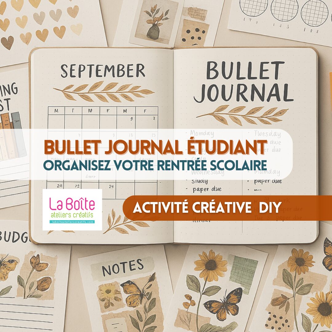 Bullet Journal Étudiants DIY - Rentrée Scolaire 2025-26